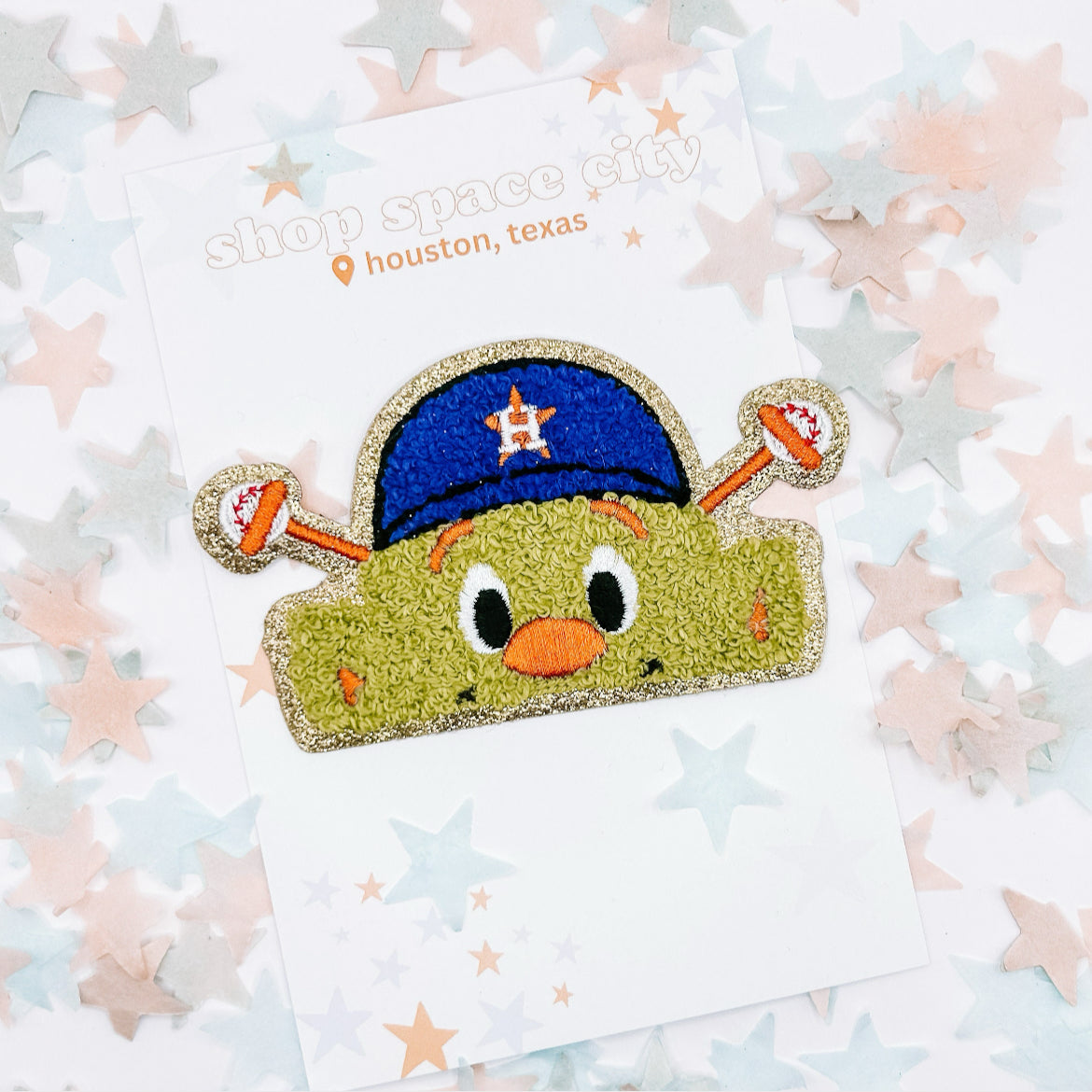 Orbit Patch | Houston Astros | Baseball | Mascot